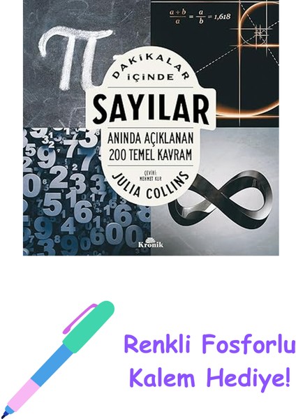 Dakikalar Içinde Sayılar: Anında Açıklanan 200 Temel Kavram + Renkli Fosforlu Kalem