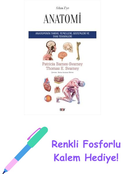 A’dan Z’ye Anatomi: Anatominin Tarihi, Temelleri, Sistemleri ve Tanı Teknikleri + Renkli Fosforlu Kalem