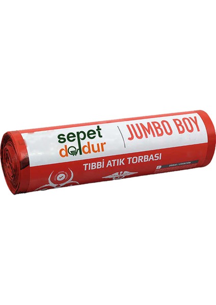 Tıbbi Atık Çöp Torbası Jumbo Boy 800 gr (20 Adet) fiyatları
