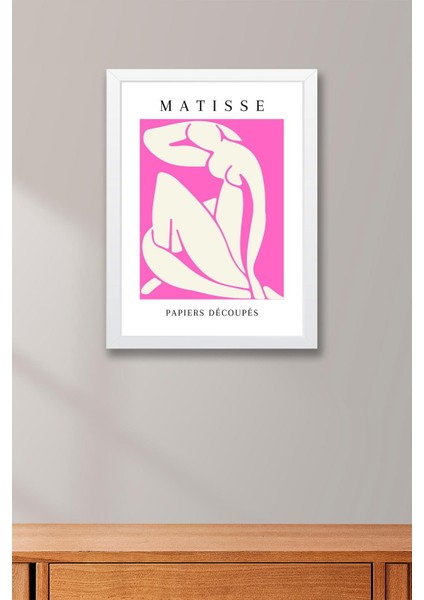 Henri Matisse Papiers Decoupes Çerçeveli Tablo - Kağıt Kesme Sanatı - Eklektik Tarz Duvar Dekoru fiyatları