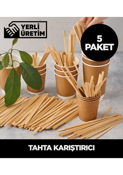 Tahta Karıştırıcı - (5 Paket)
