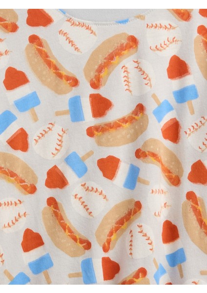 Erkek Bebek Krem Grafikli T-Shirt fiyatları