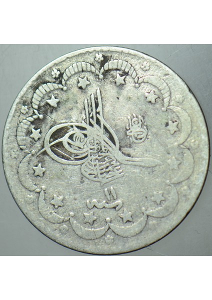 Sultan Iı. Abdülhamid Gümüş 5 Kuruş 129311. Istanbul Darbı. Osmanlı Imparatorluğu fiyatları