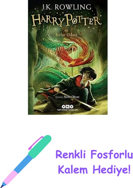 Harry Potter ve Sırlar Odası: 2. Kitap + Renkli Fosforlu Kalem