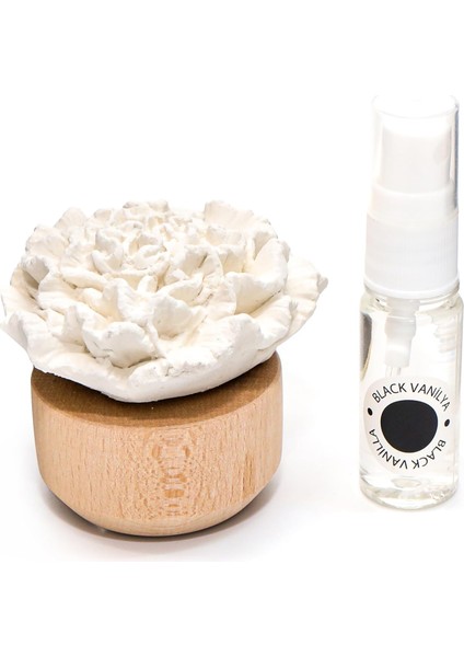 Kaideli Black Vanilya Seramik Koku Taşı Hediye Seti