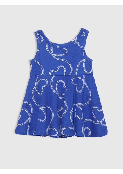 Kız Bebek Mavi Mix & Match Twirl Kolsuz Elbise modelleri