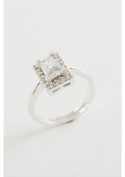 Dikdörtgen Tek Taşlı Yüzük fiyatları