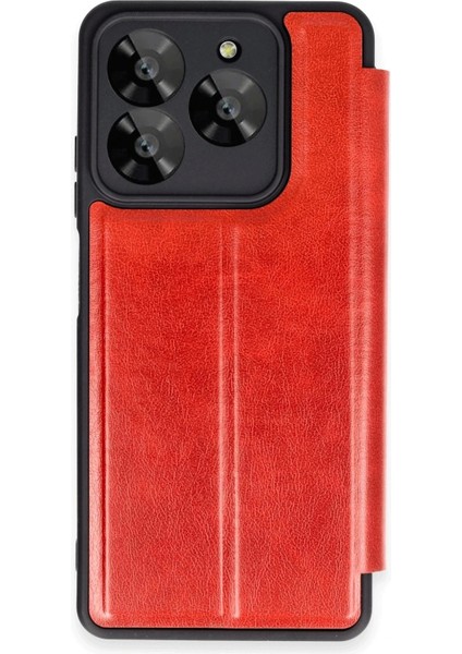 General Mobile Era 50 Kılıf Flip Cover - Kırmızı