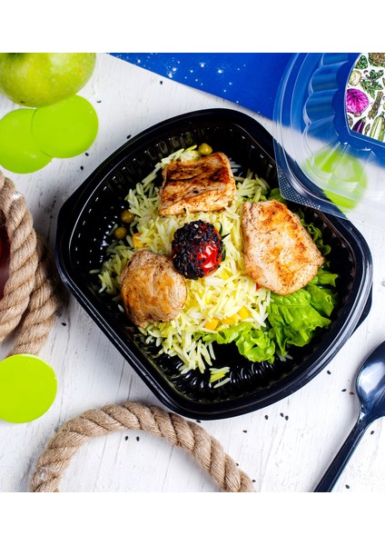 Termoform Tek Gözlü Yemek Kabı 200 Adet fiyatları