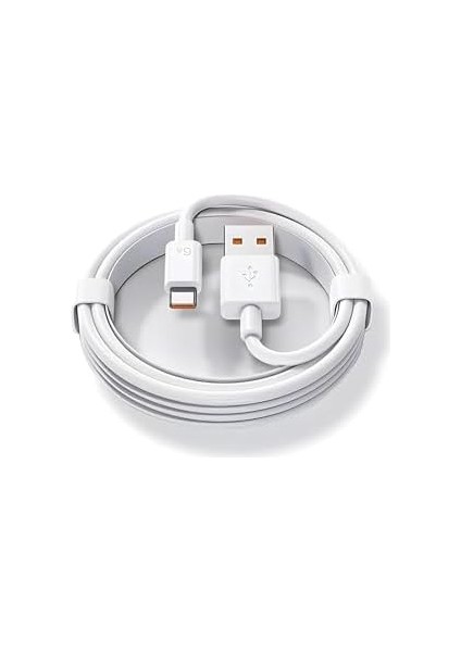 Usb-C 67W Max 6A Hızlı Şarj USB Kablosu, Beyaz 2 Metre fiyatları
