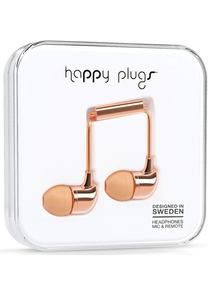 Plugs Kulak Içi Kulaklık Parlak Rose Gold 7738