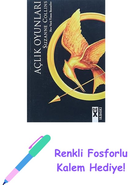 Açlık Oyunları - 1 + Renkli Fosforlu Kalem
