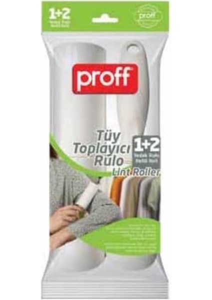 Tüy Toplayıcı Rulolu Aparat + 2 Yedek Rulo