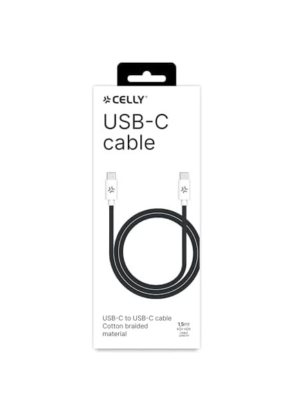 Usb-C To Usb-C 1.5m Cotton Şarj Kablosu fiyatları