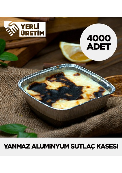 Alüminyum Sütlaç Kasesi - 4.000 Adet