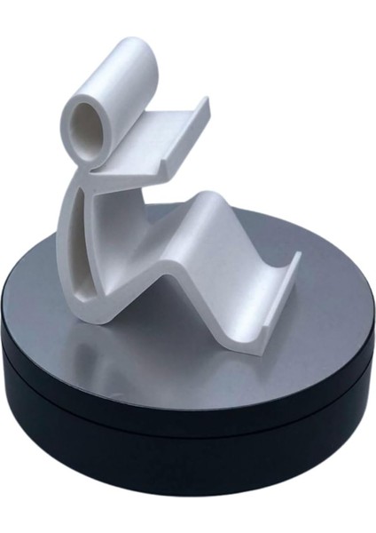 Telefon Standı, Telefon Veya Tablet Tutucu (Beyaz)