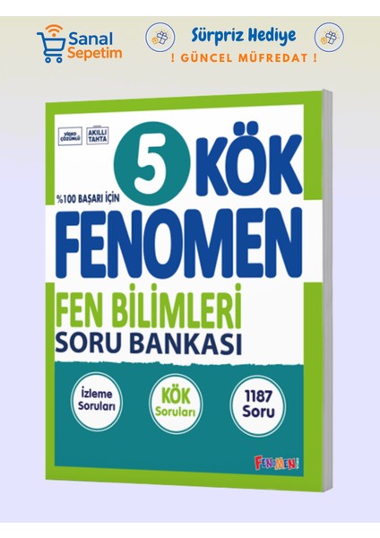 Fenomen 5. Sınıf Kök Fen Bilimleri Soru Bankası