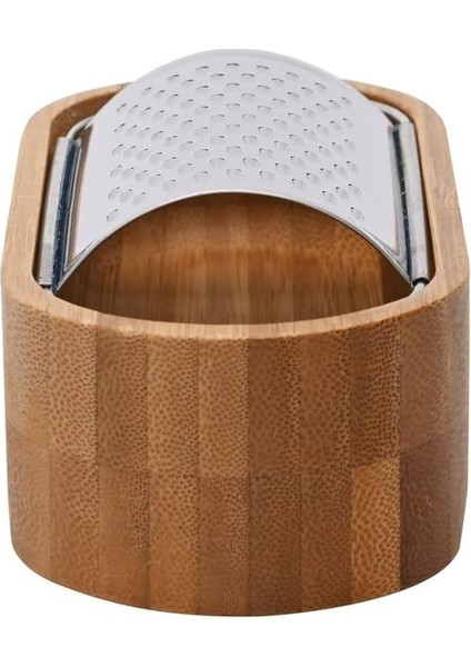 Bambu Sarımsak, Peynir Rendesi ve Saklama Kavanozu, Paslanmaz Çelik ve Bambu Malzemeden Üretilmiştir. Rendelenmiş Peynirin Dağılmadan Servis Edilmesine Yardımcı Olur. (15CM*4CM*7CM) modelleri