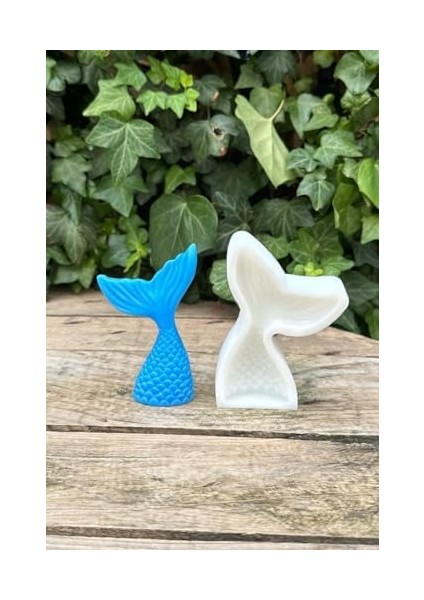 Concept Deniz Kızı Kuyruğu Büyük Tekli Mum Kalıbı (Silikon) modelleri