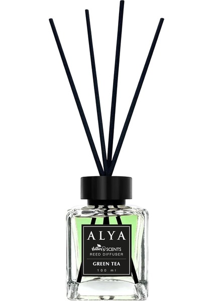 Alya Nature's Scents Green Tea Bambu Çubuklu Oda Kokusu - Yeşilçay Kokusu