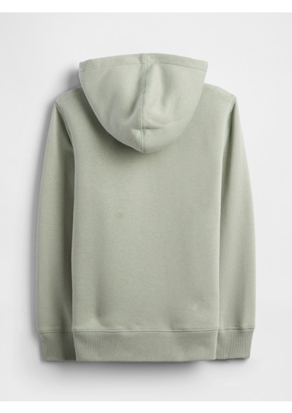 Erkek Çocuk Yeşil Gap Logo Fermuarlı Sweatshirt modelleri