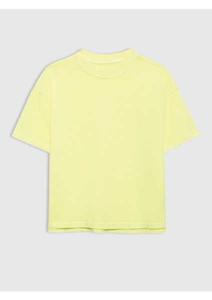 Erkek Çocuk Sarı Gap Logo Relaxed T-Shirt