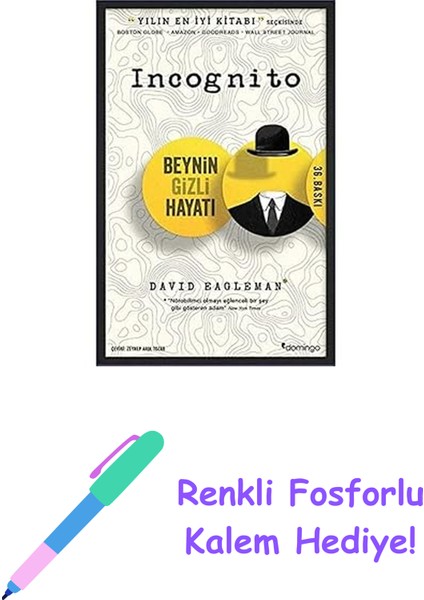 Incognito: Beynin Gizli Hayatı + Renkli Fosforlu Kalem