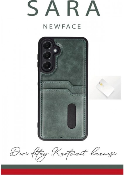 Samsung Galaxy S24 Fe Kılıf Sara Kartvizitli Deri Kılıf - Taba fiyatları