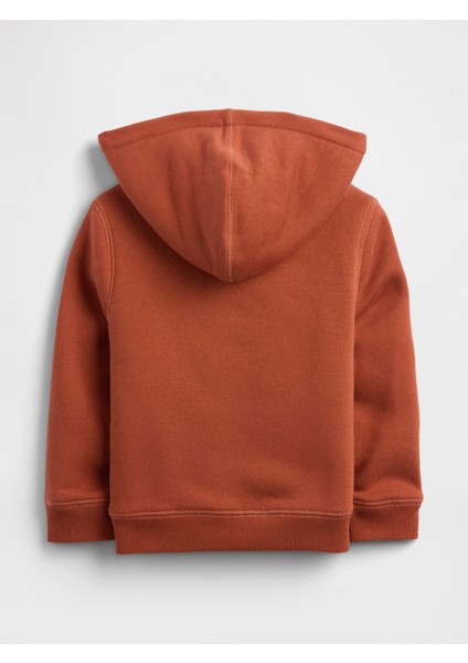 Erkek Bebek Turuncu Gap Logo Sherpa Fermuarlı Sweatshirt modelleri