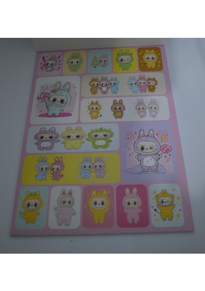 Labubu 260 Adet Yapışkanlı Sticker fiyatları