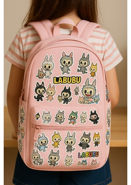 Labubu 260 Adet Yapışkanlı Sticker modelleri