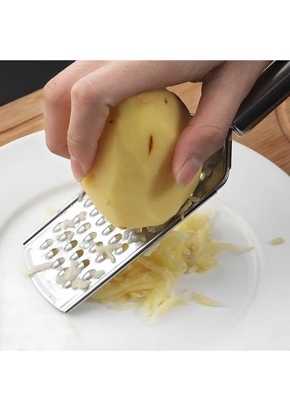 Silikon Saplı Paslanmaz Çelik Limon ve Peynir Rendesi, Keskin Çok Amaçlı Sebze ve Narenciye Dilimleyici, Mutfak Aksesuarı