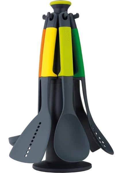 Joseph 10118 Elevate Carousel Takım, 6'lı Mutfak Gereçleri Seti, Çok Renkli