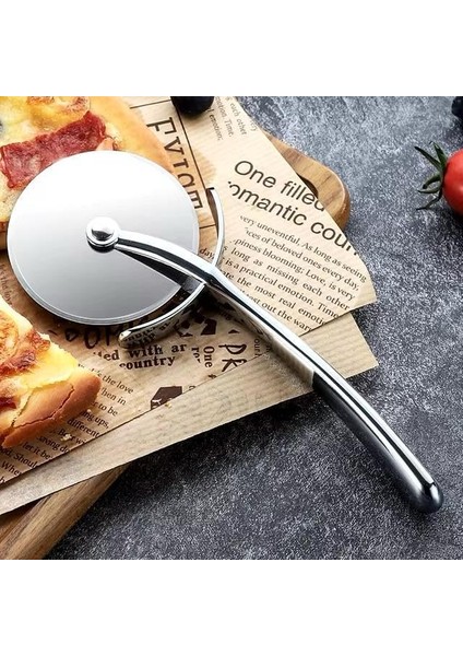 Home Paslanmaz Çelik Pizza Ruleti, Çelik Pizza Bıçağı, Paslanmaz Çelik Pizza Kesici, Pizza Bıçağı