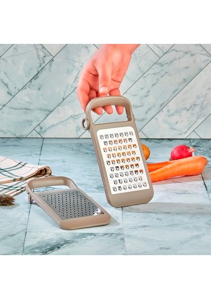 Home Çift Taraflı Katlanabilir Rende Doğrayıcı - Modüler Ayrılabilir Rondo Tasarımı, Tek ve Çift Yüzeyli Kullanım, Katlanabilir Kompakt Yapı, Çok Fonksiyonlu Mutfak Rendeleme ve Doğrama Aleti modelleri