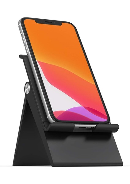 Ayarlanabilir Cep Telefonu Standı iPhone 11 Pro Max Xs, Galaxy S20 S10, P30 Vb. ile Uyumlu (Siyah)