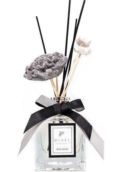 ml Kare Şişe Black Vanilya Oda Kokusu