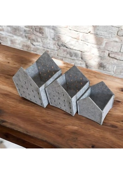 3 Lü Keçe Saklama Kutusu - Dekoratif Organizer Sepet Seti, Farklı Boyutlarda Çok Amaçlı Keçe Kutu (S-M-L) modelleri