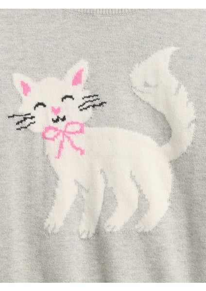 Kız Bebek Gri Intarsia Kazak fiyatları