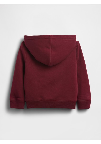 Erkek Bebek Bordo Gap Logo Fermuarlı Sweatshirt modelleri