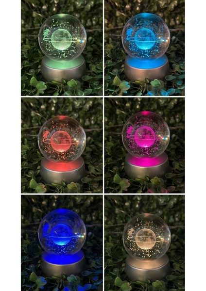 Çelik Kararmaz Kelebek Kolye ve 3D Renk Değiştiren Satürn Kız Kar Küresi Set Anneler Günü Hediye fiyatları