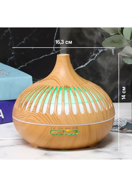 Hava Nemlendirici Vazo LED Lamba Aroma Difüzörü Koku Giderici Oda Kokusu Buhar Makinesi