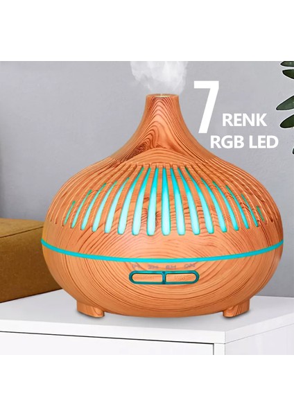 Hava Nemlendirici Vazo LED Lamba Aroma Difüzörü Koku Giderici Oda Kokusu Buhar Makinesi fırsatları