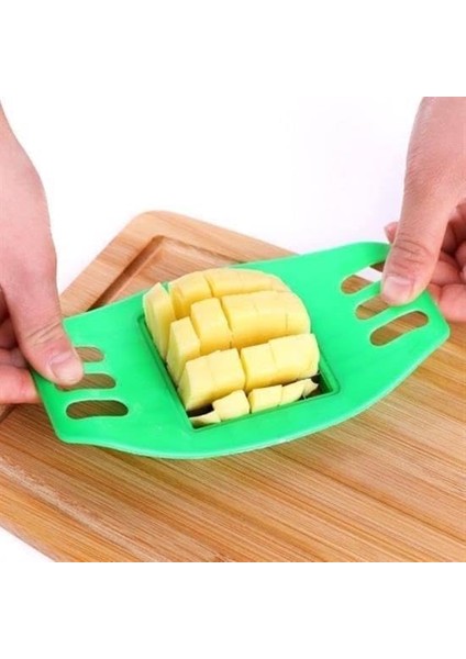 Outlet Kare Dizayn Pratik Kolay Patates Dilimeme Aleti Aparatı Bıçağı fiyatları