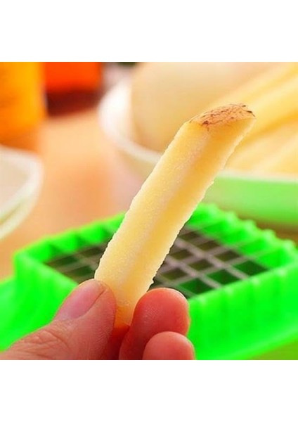 Outlet Kare Dizayn Pratik Kolay Patates Dilimeme Aleti Aparatı Bıçağı modelleri