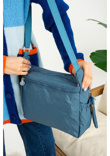 Klinkır Kadın Postacı Çanta Çok Cepli 30*20 cm Su Itici Kumaş Bayan Çapraz Askılı Omuz Çantası fiyatları