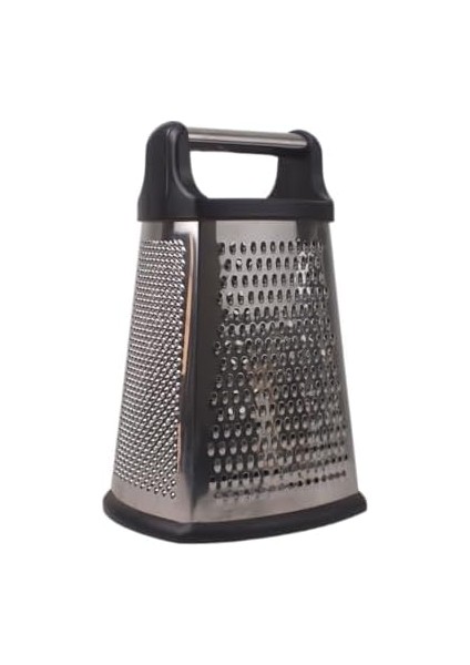 4 Taraflı Paslanmaz Çelik Rende, Dikdörtgen Kaydırmaz Tabanlı Tutacaklı Paslanmaz Çelik Rende (22CM*14CM*12CM) modelleri