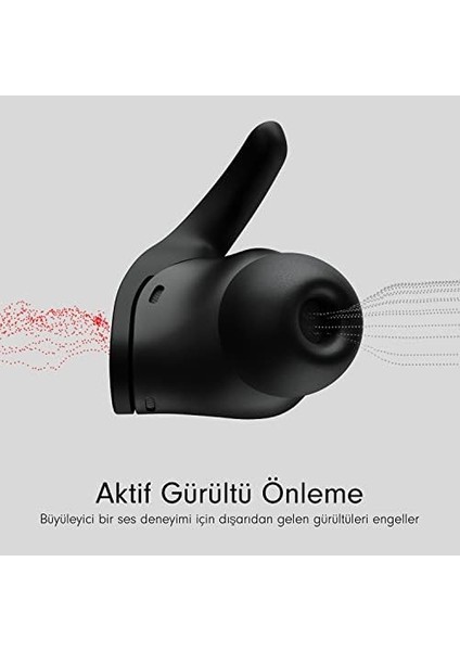 Fit Pro - Gürültü Önleme Özellikli Gerçek Kablosuz Kulak Içi Kulaklık - Ipx4 Derecesi, Tere Dayanıklı Kulaklıklar, ve Android ile Uyumlu, Bluetooth®- Siyah fiyatları