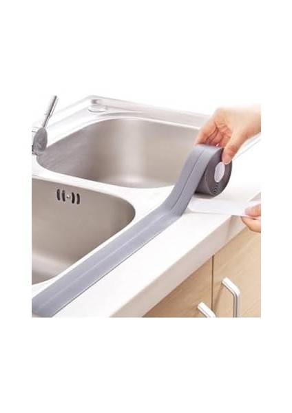 Gri Duş Pvc Lavabo Küvet Tezgah Kenar Banyo Mutfak Pencere 3,2 mt Su Sızdırmaz Geçirmez Yalıtım Bant fiyatları