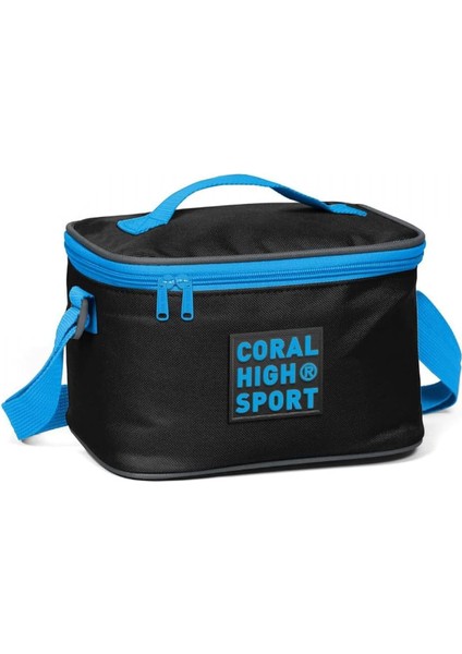 High Sport Siyah-Mavi Thermo Beslenme Çantası 22810
